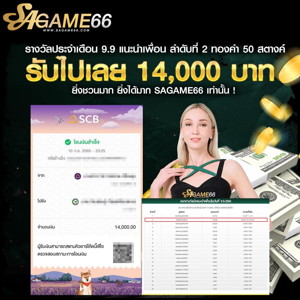 สมัครง่ายกับ saclub888 ยิ่งเล่นยิ่งมีโอกาสรับรางวัลใหญ่